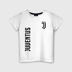 Футболка хлопковая детская JUVENTUS, цвет: белый