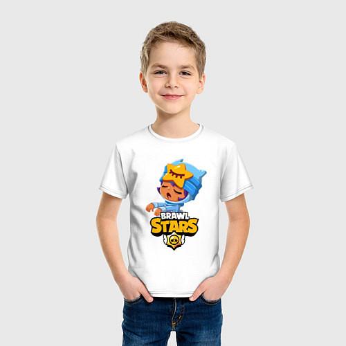 Детская футболка BRAWL STARS SANDY / Белый – фото 3