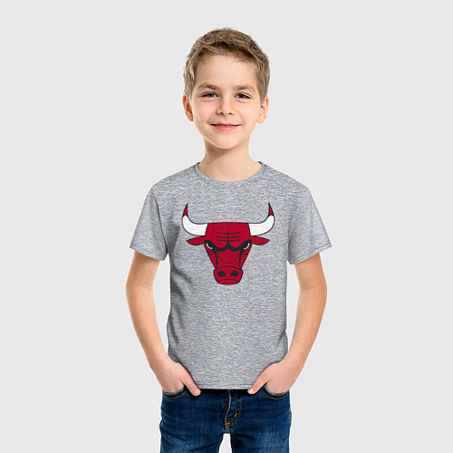 Детская футболка Chicago Bulls / Меланж – фото 3