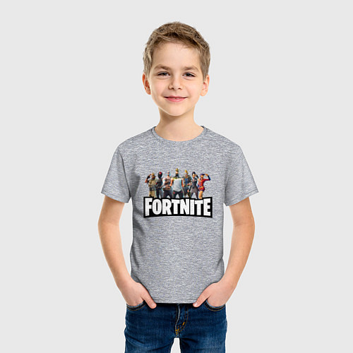 Детская футболка FORTNITE / Меланж – фото 3