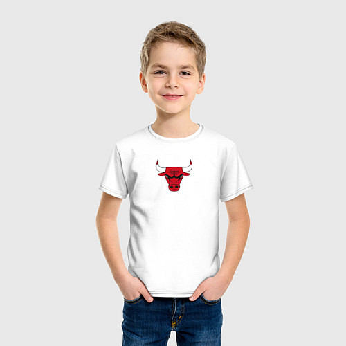 Детская футболка CHICAGO BULLS / Белый – фото 3