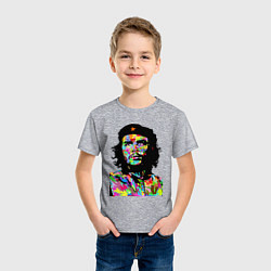 Футболка хлопковая детская Che, цвет: меланж — фото 2