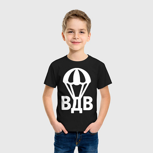 Детская футболка ВДВ / Черный – фото 3