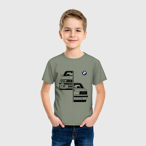 Детская футболка BMW БМВ Z / Авокадо – фото 3