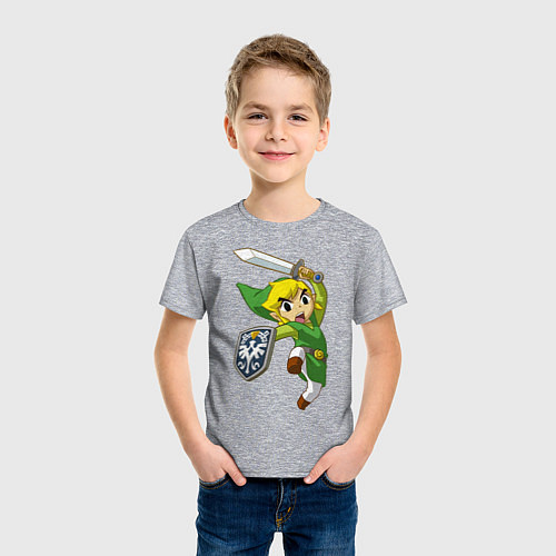 Детская футболка The Legend of Zelda / Меланж – фото 3