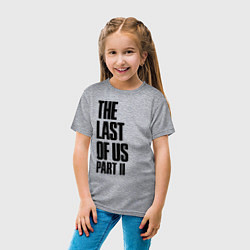 Футболка хлопковая детская The Last Of Us PART 2, цвет: меланж — фото 2