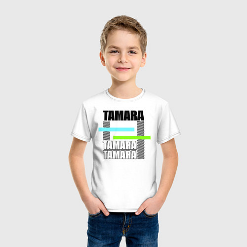 Детская футболка Tamara / Белый – фото 3