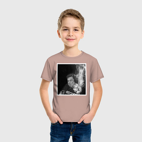 Детская футболка MASK / Пыльно-розовый – фото 3