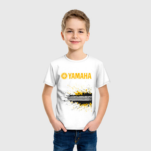 Детская футболка YAMAHA Z / Белый – фото 3