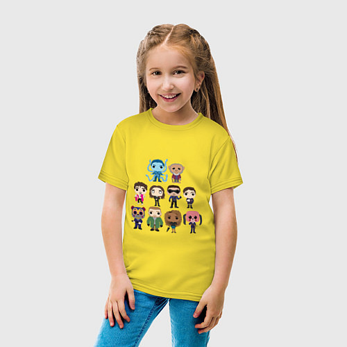Детская футболка Академия Амбрелла Персонажи Z / Желтый – фото 4