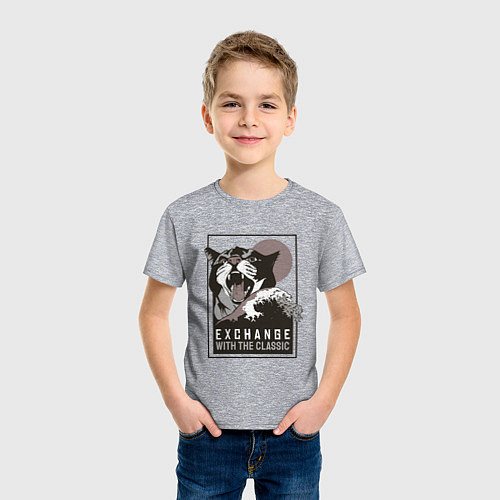 Детская футболка Exchange with the classic / Меланж – фото 3
