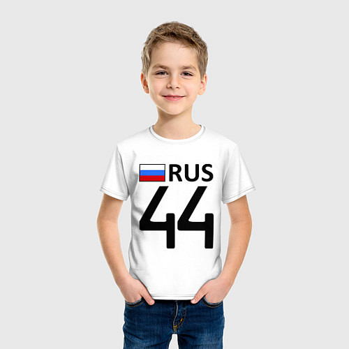Детская футболка RUS 44 / Белый – фото 3