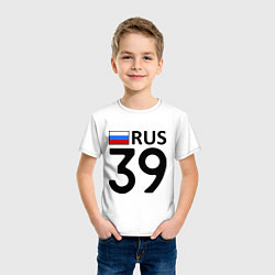 Футболка хлопковая детская RUS 39, цвет: белый — фото 2