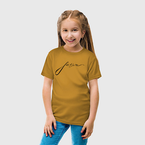 Детская футболка Future / Горчичный – фото 4