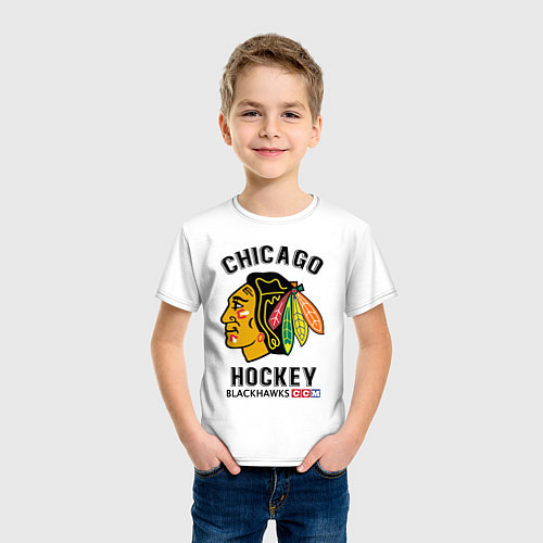 Детская футболка CHICAGO BLACKHAWKS NHL / Белый – фото 3