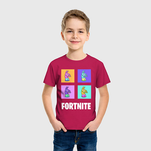 Детская футболка Фортнайт поп-ап / Маджента – фото 3