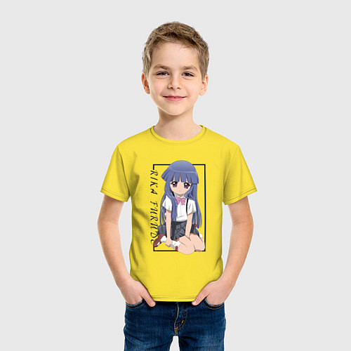 Детская футболка Рика Фуруде Когда плачут цикады / Желтый – фото 3