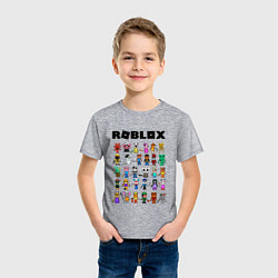 Футболка хлопковая детская ROBLOX PIGGY, цвет: меланж — фото 2