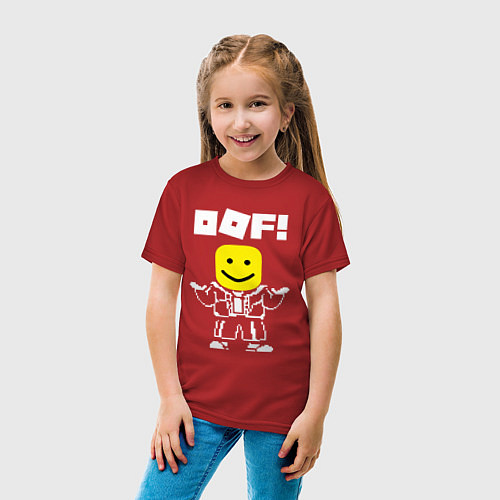 Детская футболка ROBLOX / Красный – фото 4