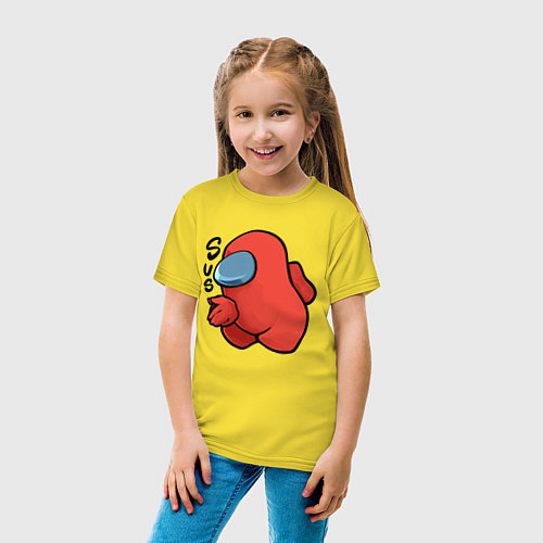 Детская футболка Among Us / Желтый – фото 4