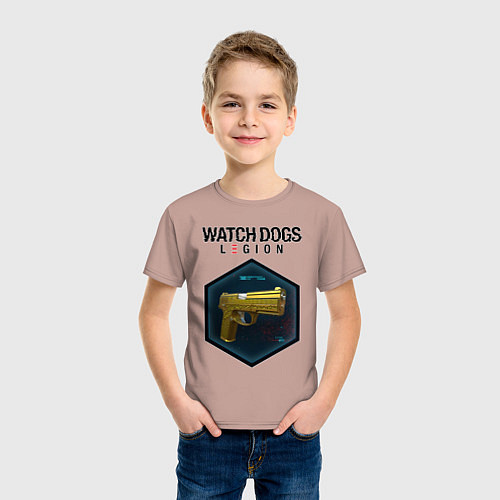 Детская футболка Watch Dogs Legion / Пыльно-розовый – фото 3