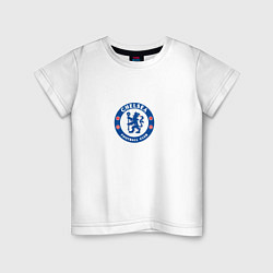 Футболка хлопковая детская Chelsea FC, цвет: белый