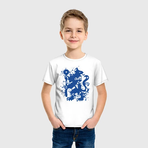 Детская футболка Chelsea FC / Белый – фото 3