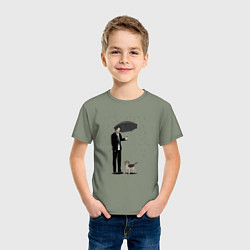Футболка хлопковая детская John Wick, цвет: авокадо — фото 2