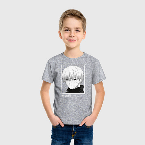 Детская футболка Кен Канеки / Меланж – фото 3