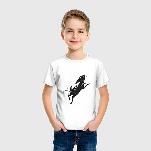 Детская футболка Оленёнок снов / Белый – фото 3