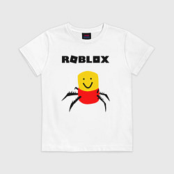 Футболка хлопковая детская ROBLOX, цвет: белый