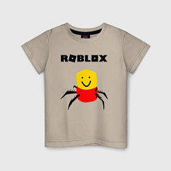 Футболка хлопковая детская ROBLOX, цвет: миндальный