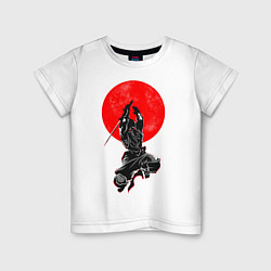 Футболка хлопковая детская Samurai, цвет: белый