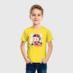 Футболка хлопковая детская Klee, цвет: желтый — фото 2