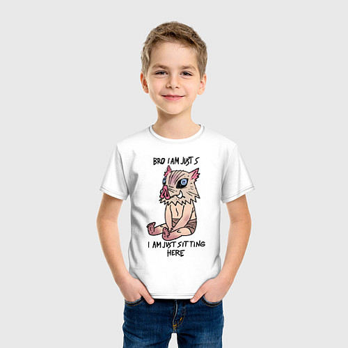Детская футболка ИНОСКЕ ХАШИБИРА / Белый – фото 3