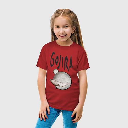 Детская футболка Gojira / Красный – фото 4