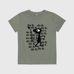 Футболка хлопковая детская РАЗОЧАРОВАНИЕ, цвет: авокадо