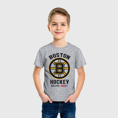 Детская футболка BOSTON BRUINS NHL / Меланж – фото 3