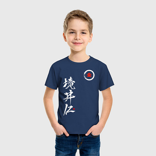 Детская футболка Ghost of Tsushima / Тёмно-синий – фото 3