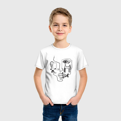 Детская футболка Absurd 1 / Белый – фото 3
