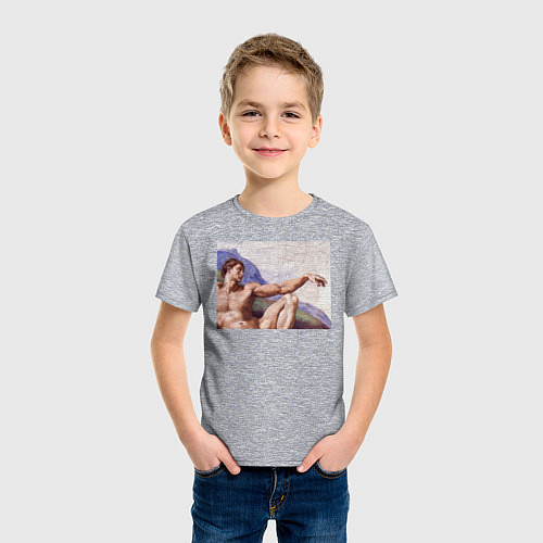 Детская футболка Искусство / Меланж – фото 3