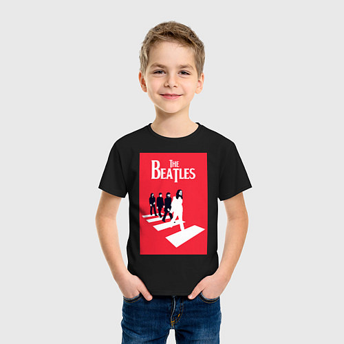 Детская футболка The Beatles / Черный – фото 3