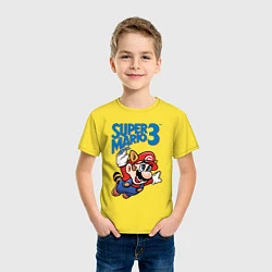 Футболка хлопковая детская Mario 3, цвет: желтый — фото 2