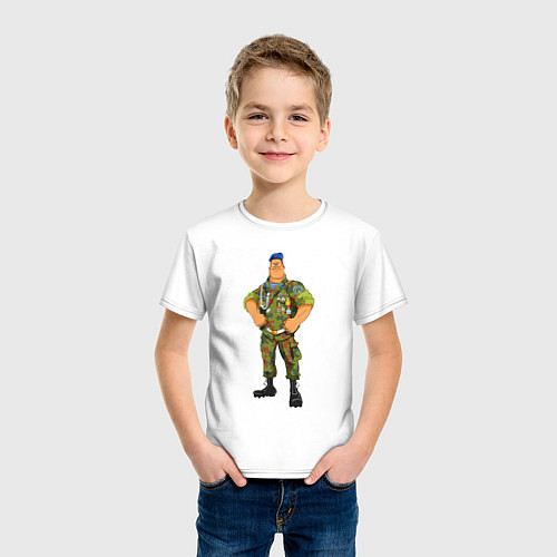 Детская футболка Защитник Отечества / Белый – фото 3
