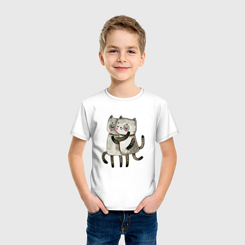 Детская футболка Парочка / Белый – фото 3