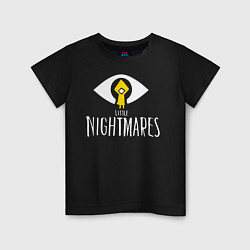 Футболка хлопковая детская LITTLE NIGHTMARES, цвет: черный