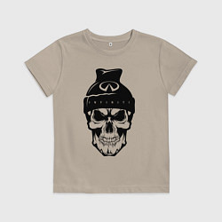 Футболка хлопковая детская Infinity Инфинити Z, цвет: миндальный