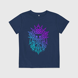 Футболка хлопковая детская HOLLOW KNIGHT ХОЛЛОУ НАЙТ, цвет: тёмно-синий