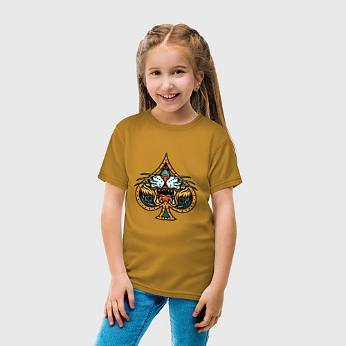 Детская футболка Ягами Лайт / Горчичный – фото 4