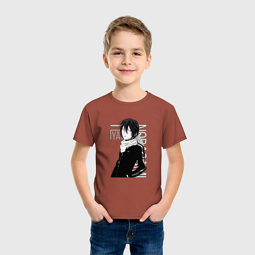 Детская футболка Бездомный бог / Кирпичный – фото 3